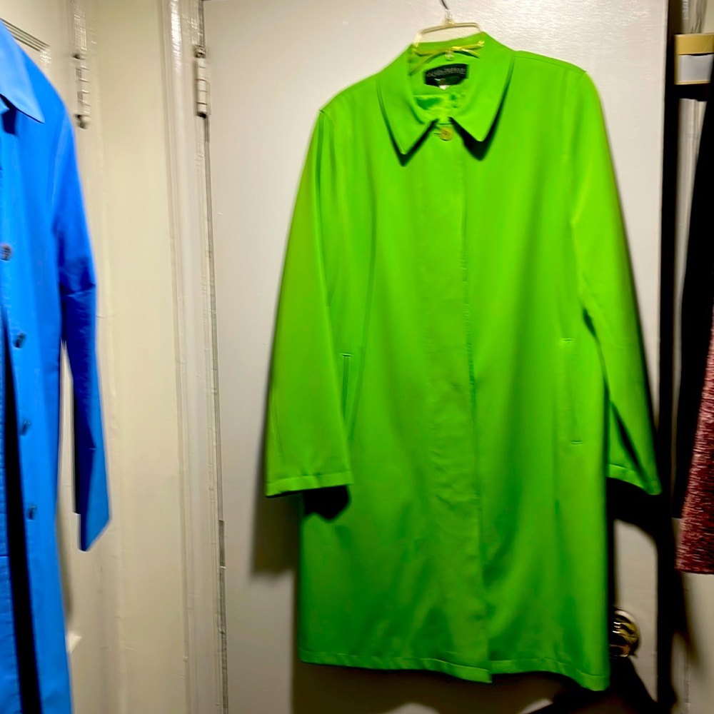 If you like bright this is the rain coat for you